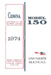 Cessna 150L 1974 Owner's Manual (part# D1013-13)