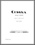 Cessna 172, 175 1956-62 Illustrated Parts Catalog (part# P257-12)