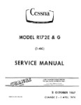 Cessna R172E & G (T41C) Maintenance Manual (part# D564C2)