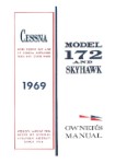Cessna 172K & Skyhawk 1969 Owner's Manual (part# D625-13)