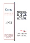 Cessna 172L  & Skyhawk 1972 Owner's Manual (part# D902-13)