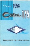 Cessna 175 1958 Owner's Manual (part# P175)