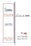 Cessna 177RG Cardinal 1975 Owner's Manual (part# D1039-13)