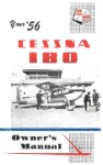 Cessna 180 1956 Owner's Manual (part# P133-13)