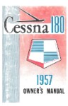 Cessna 180A 1957 Owner's Manual (part# P136-13)