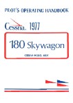 Cessna 180K Skywagon 1977 Pilot's Operating Handbook (part# D1086-13)