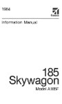 Cessna A185F 1984 Pilot's Information Manual (part# D1258-13)