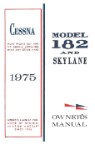 Cessna 182P & Skylane 1975 Owner's Manual (part# D1041-13)