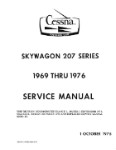 Cessna 207 Skywagon Series 1969-76 Maintenance Manual (part# D2010-13)