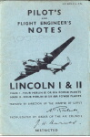 Lincoln I, II Pilot's Notes (part# AP 2847A,B PN)
