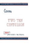 Cessna 210H Centurion 1968 Owner's Manual (part# D551-13)