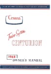 Cessna Turbo 210H Centurion 1968 Owner's Manual (part# D552-13)