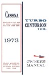 Cessna Turbo 210L Centurion 1973 Owner's Manual (part# D1007-13)