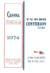 Cessna Turbo 210L Centurion 1974 Owner's Manual (part# D1029-13)