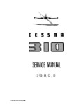 Cessna 310, B, C, D 1955-60 Maintenance Manual (part# P150-6-13)
