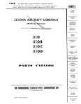 Cessna 310, B, C, D 1955-60 Parts Catalog (part# P251-12)