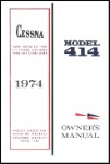 Cessna 414 1974 Owner's Manual (part# D1510-13)