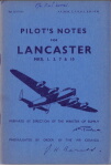 Lancaster Mks. 1, 3, 7, 10 Pilot's Notes (part# AP 2062A,C,F,H,K,L,M PN)