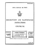 DeHavilland Chimpmunk DHC-1B 1961 Description & Maintenance Instructions (part# EO 05-10B-2)