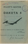 Dakota 4 Pilot's Notes (part# AP 2445D PN)