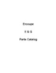 Ercoupe  415 E thru G Parts Catalog (part# 415EG)