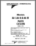 Grumman AA-1, AA-1A, & AA-1B 1974 Parts Catalog (part# AA1B-134-2)