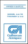 Grumman Model AA-1B73-76 Trainer & Tr2 Owner's Manual (part# AA1B-137-3)