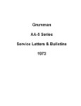 Grumman AA-5 Series 1972 Service Letters, Bulletins (part# GRAA5)