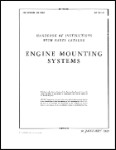 US Government Engine Mounting Systems 1945 Instruction With Parts Catalog (part# 3/1/1951)