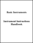 US Government Basic Instruments 1943 Instrument Instructors Handbook (part# USBASICINSTRUMENTS-C)