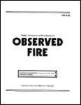 US Government Observed Fire 1991 Field Manual (part# FM 6-30)