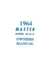 Mooney M20D Master Owner's Manual (part# MOM20D--O-C)