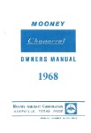 Mooney M20E Chaparral 1968 Owner's Manual (part# MOM20E-68-O-C)