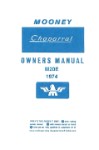 Mooney M20E 1974 Operator's Manual (part# 74-20E-OM-B)