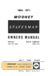 Mooney M20G Statesman 1969 Owner's Manual (part# 69-20G-OM-B)