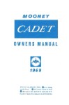 Mooney  Cadet 1969 Owner's Manual (part# MOCADET-69-O-C)