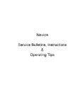 Navion  Series Service Bulletins, Instructions, and Operating Tips (part# NVSERVICE-SBI-C)