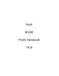 Nord M-298 1979 Pilot's Handbook (part# NOM298-79-POH-C)