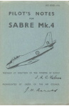 Sabre Mk. 4 Pilot's Notes (part# AP 4503D PN)