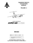 British Aerospace Avro 146-RJ85A 1997 Operations Manual (part# MOM-146-RJ85A-V)