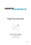 Cessna Citation II, IISP 1986 Flight Planning Guide (part# CECITATIONII 86 FP C)