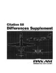 Cessna Citation SII Differences Supplement (part# CECITATION-SII-SUPP-C)