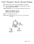 Learjet  Models 23 Temporary Service Manual (part# LE23-79-MC)