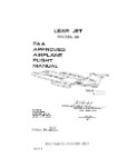 Learjet Model 23 1964 Flight Manual (part# LEMOD23-64-F-C)
