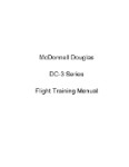 McDonnell Douglas DC3 Series Flight Training Manual (part# MCDC3-F-C)