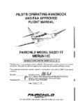 Merlin Aircraft SA227-TT Merlin IIIC 1981 Pilot's Operating Handbook & Flight Manual (part# MNSA227TT81POHC)