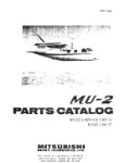 Mitsubishi Heavy Industries MU-2 Series 1975 Parts Catalog (part# YET-72092)