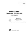 North American NA-265-40, 60 Sabreliner 1972 Wiring Diagram Manual (part# NA-72-184)