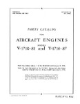 Allison  V-1710-81 and -87 1944 Parts Catalog (part# 02-5AB-4D)