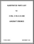 Continental C-125, C-145, O-300 1981 Illustrated Parts Catalog (part# X-30014)